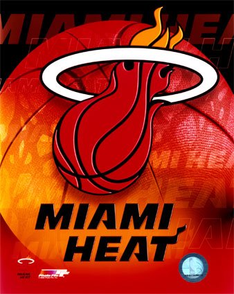 Lebron James Miami Heat on Miami Heat Team Logo   Photofile Photograph C10109130